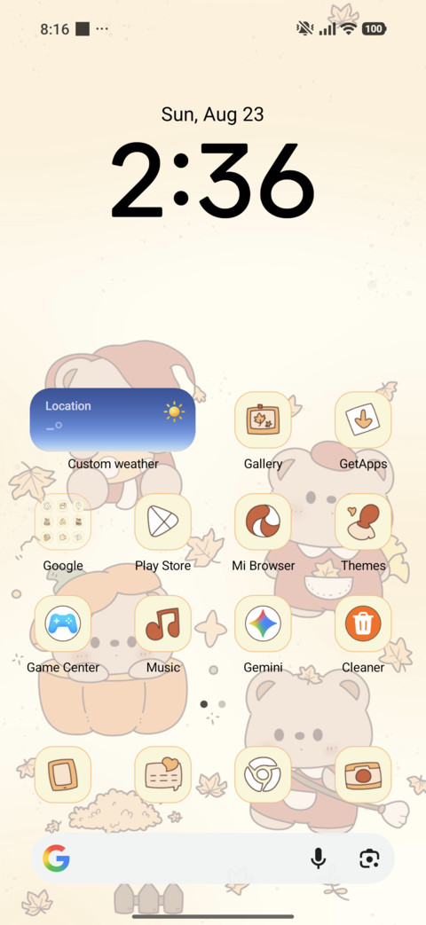 Autumn Leaf Cutie screenshot