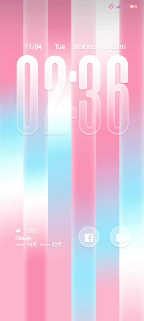 Colorful custom screenshot