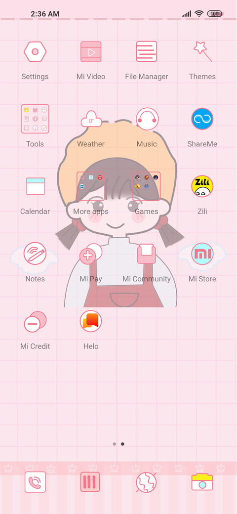 Customize screenshot