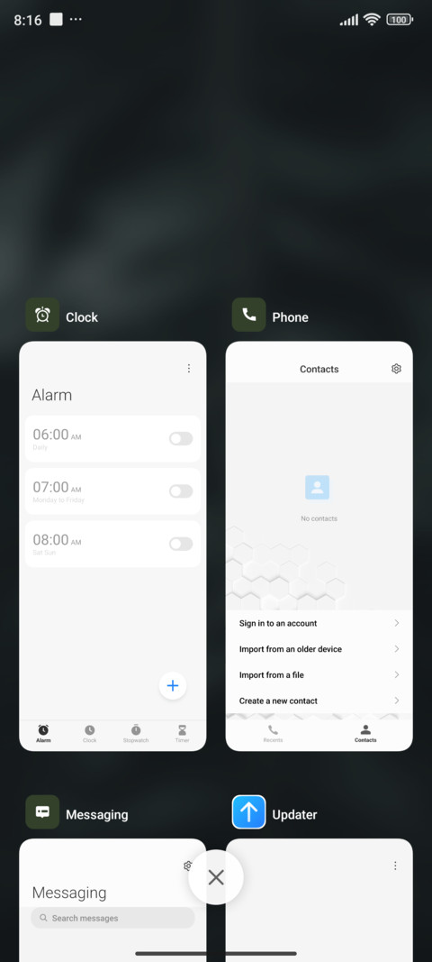 Leaf screenshot