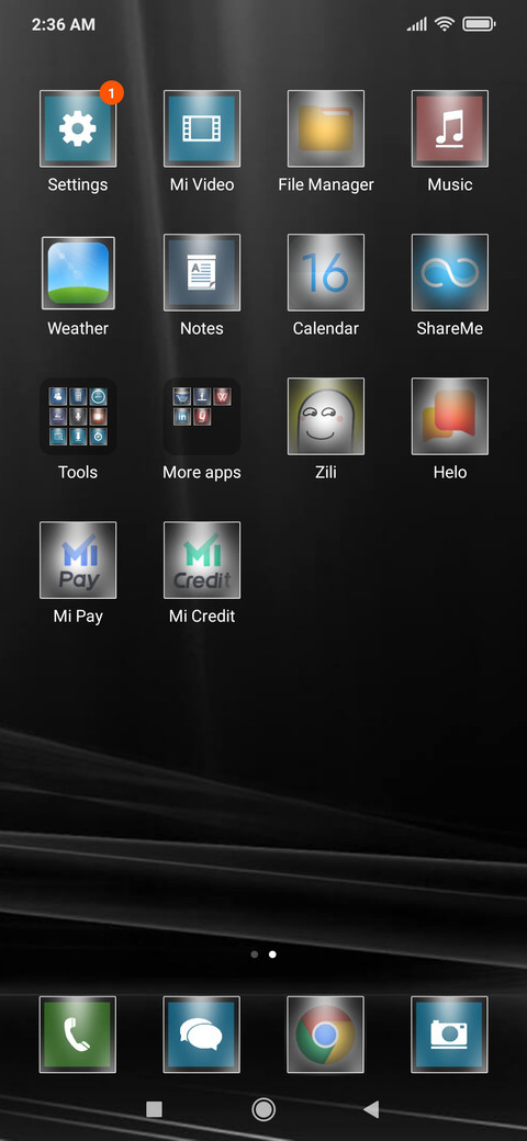 Windows 10 Black Edition screenshot