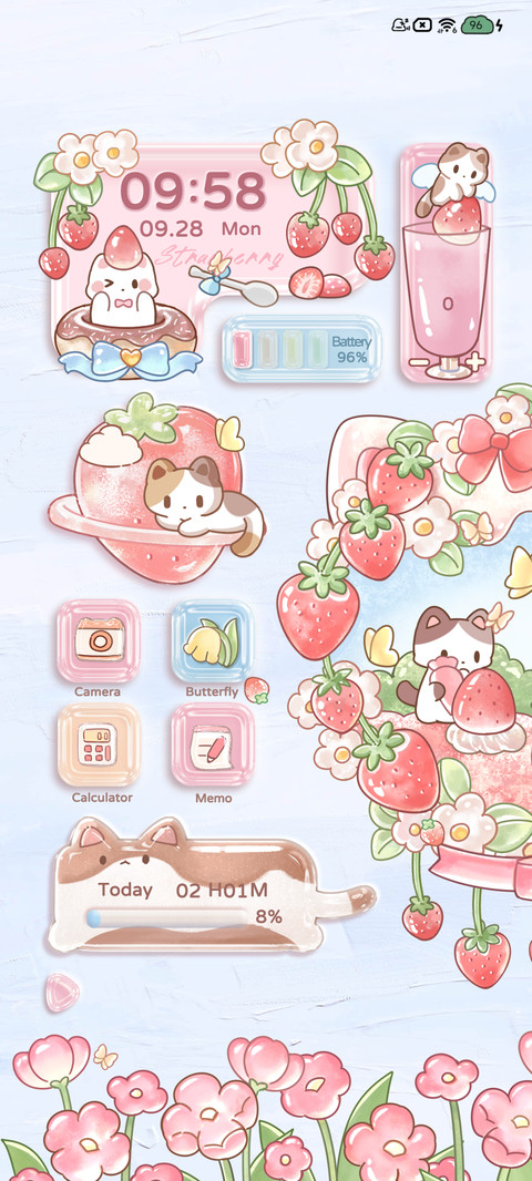 Strawberry Cat screenshot
