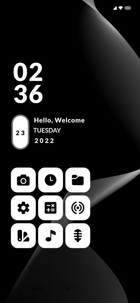 Black Pattern screenshot