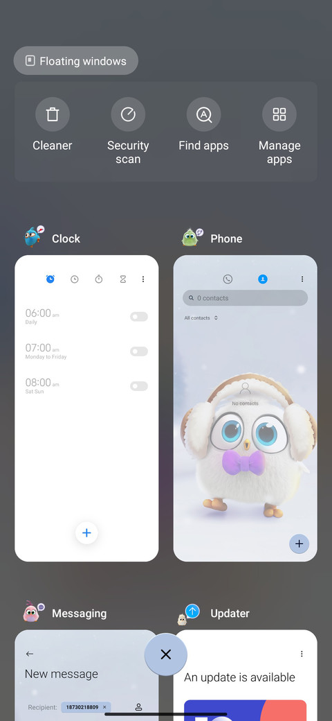 Angry Birds white screenshot