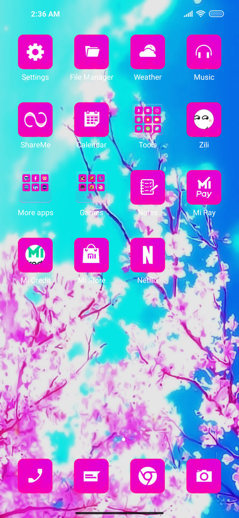 Cherry blossom screenshot