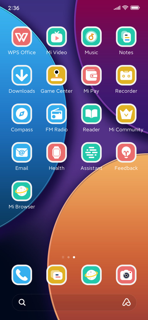 Blue Orange Purple screenshot