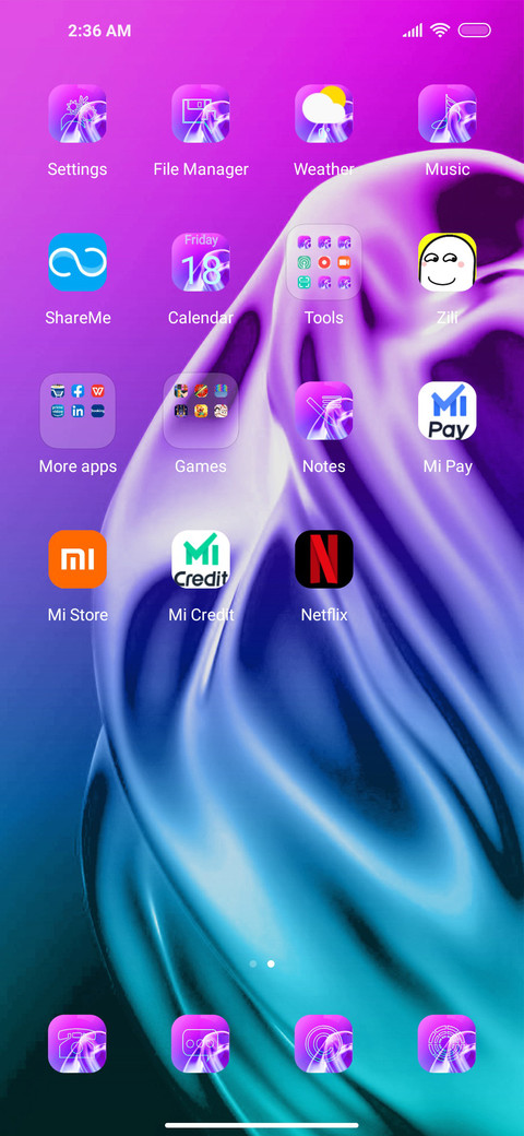 iOS Amoled screenshot