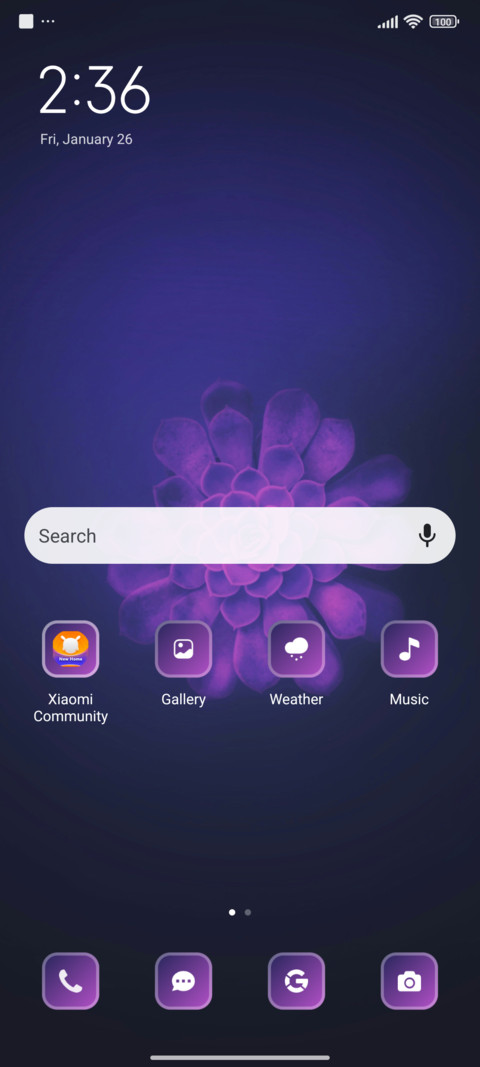 Purple Glow screenshot