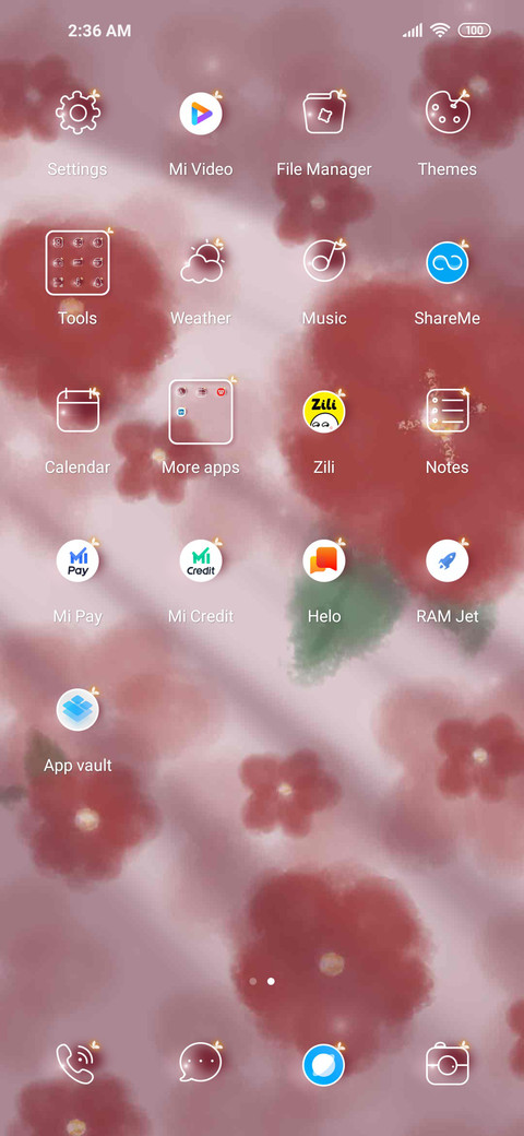 Romantic camellia screenshot