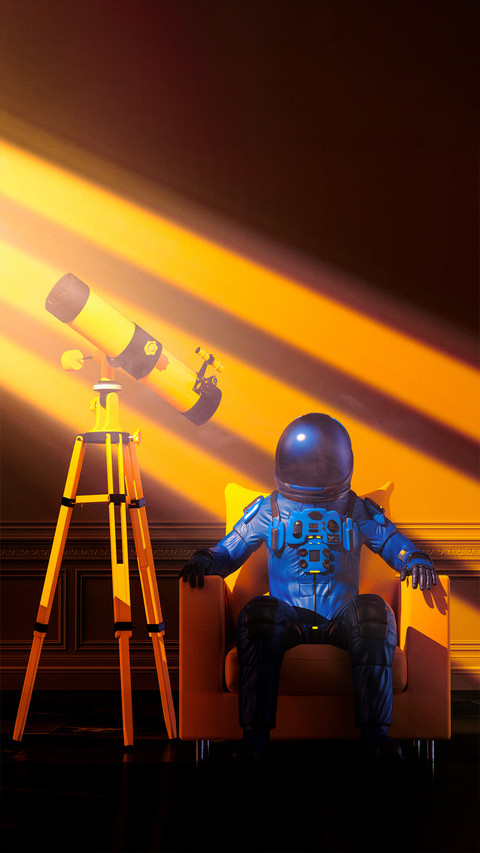 Fly through the universe screenshot