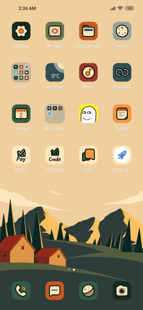 Fields in autumn screenshot
