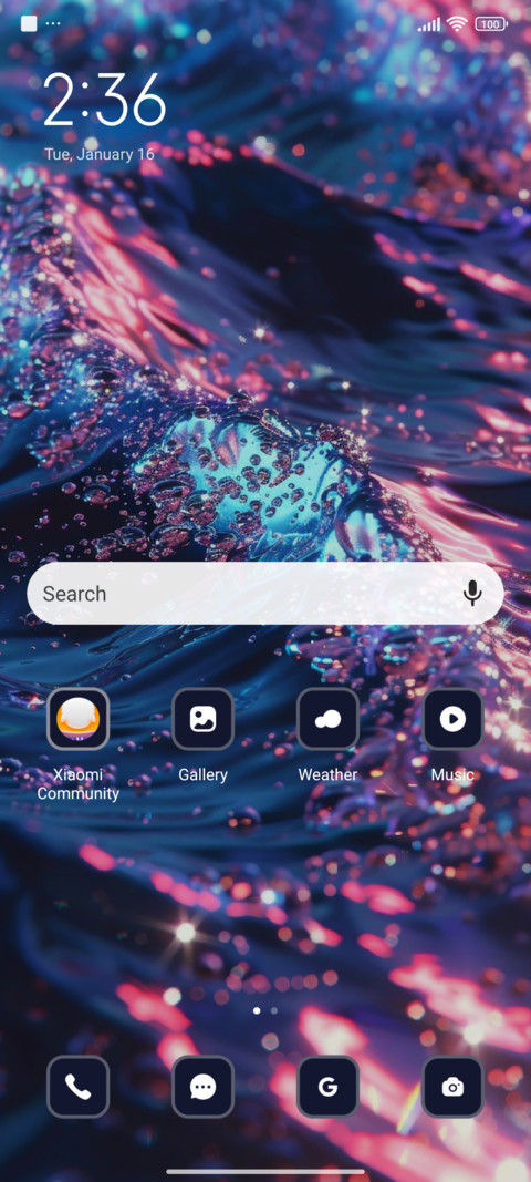Gradient Water screenshot