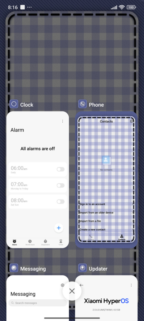 GINGHAM PATTERN screenshot