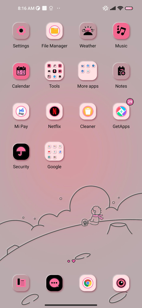 Keep Love widget screenshot