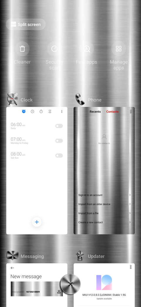 Metal screenshot