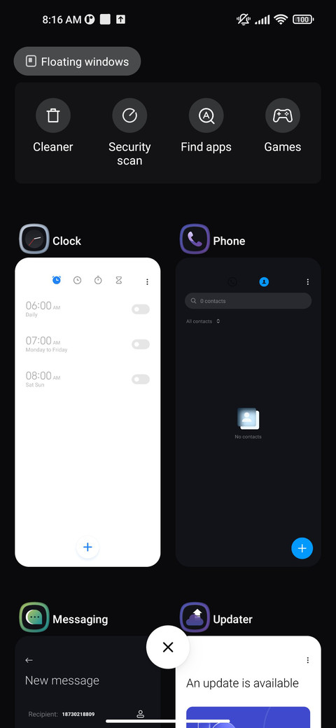 Mimicry pupil screenshot