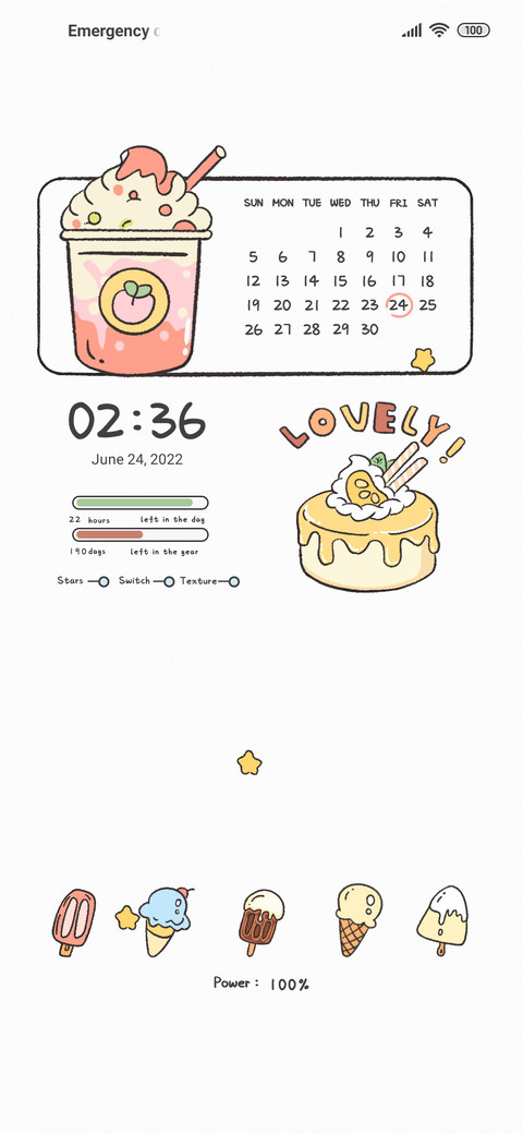 Summer food screenshot