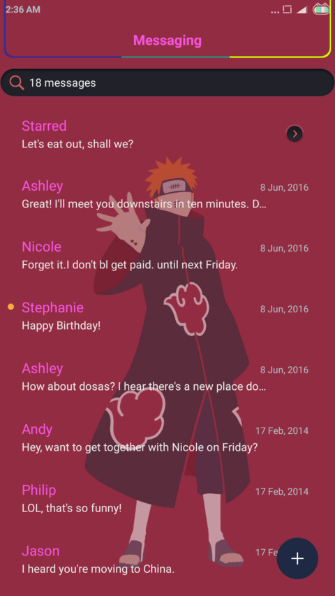 Anime Theme screenshot