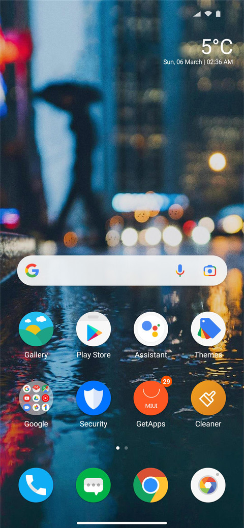 Google pixel screenshot