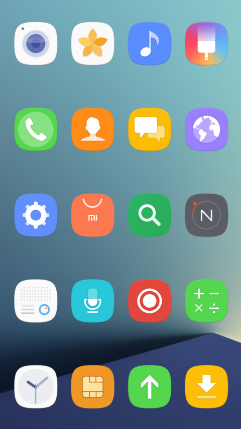Grace UX Nougat Theme screenshot
