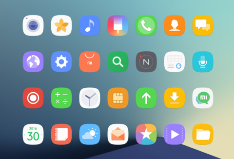 Grace UX Nougat Theme screenshot