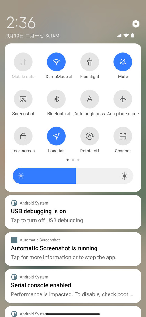 Droid 12 screenshot