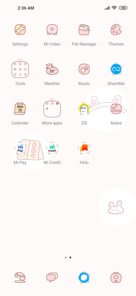 pink bubble screenshot