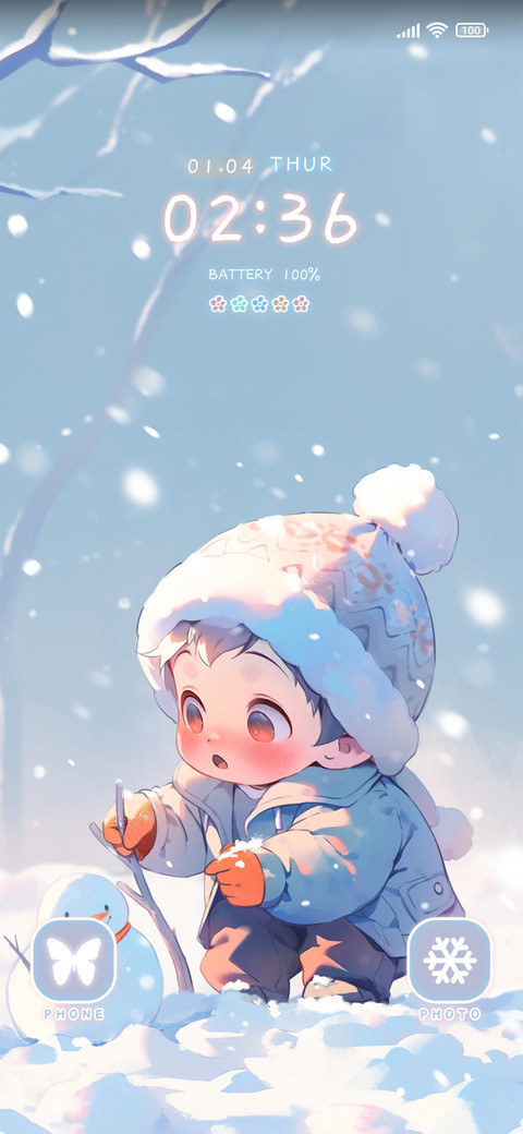 Little snowman screenshot
