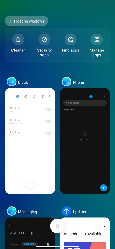 Turquoise_Abstract screenshot