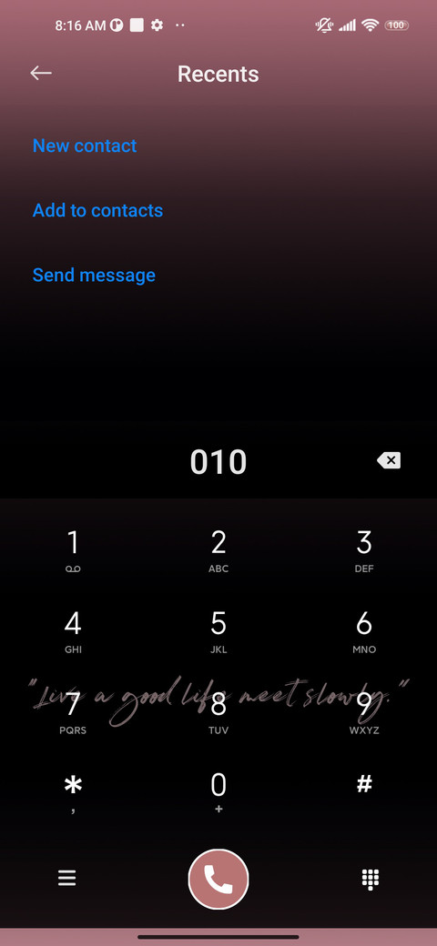 Pink Black Smart screenshot