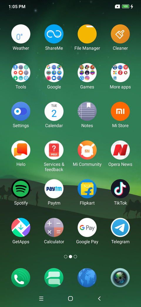 Green Aurora screenshot
