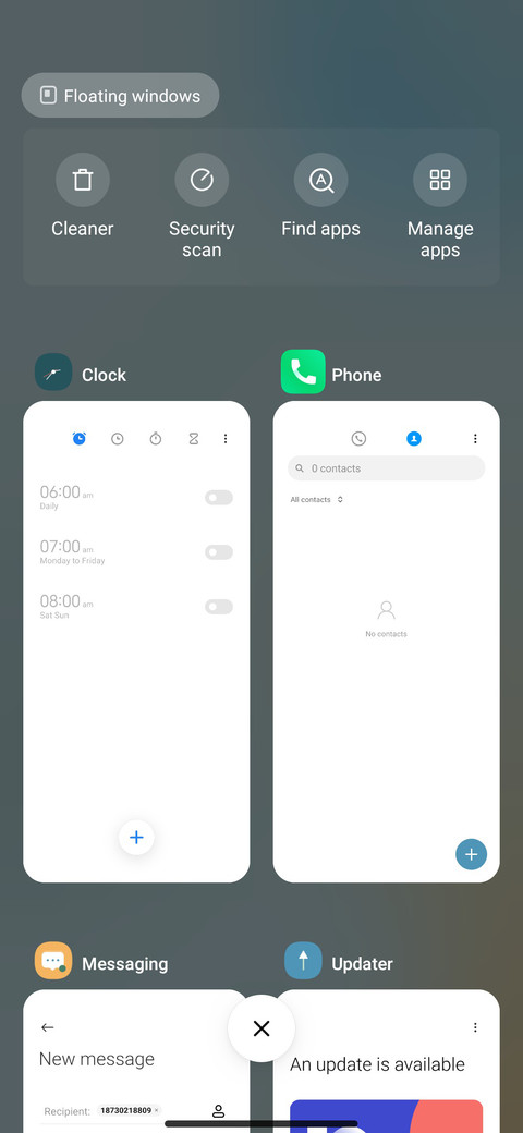 Green X screenshot