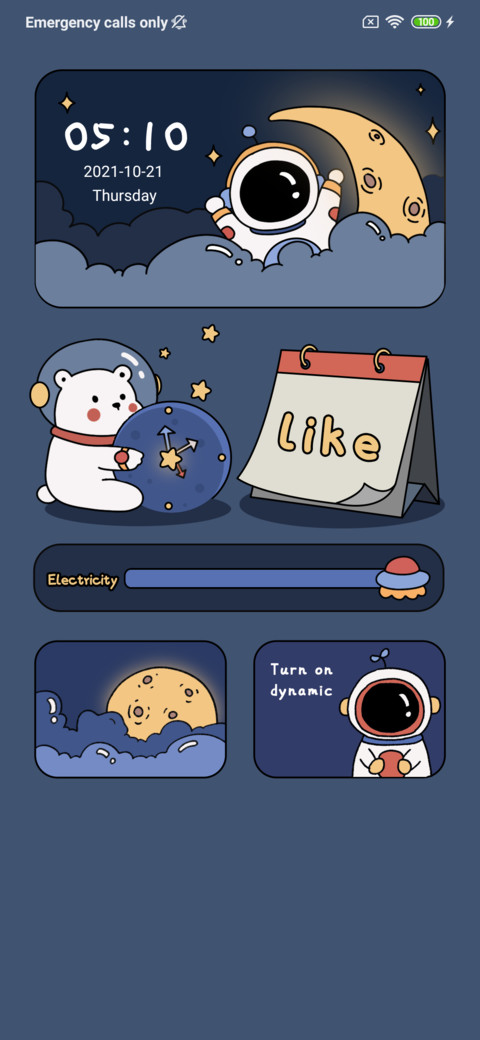 Galaxy spaceman screenshot