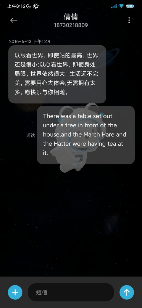 3D太空熊猫新拟态 screenshot