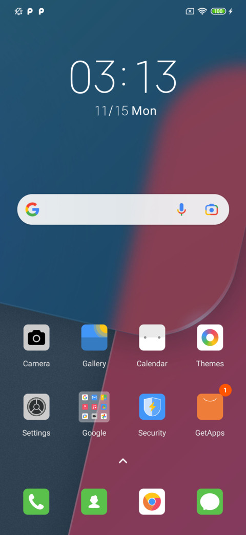 Simple corner screenshot