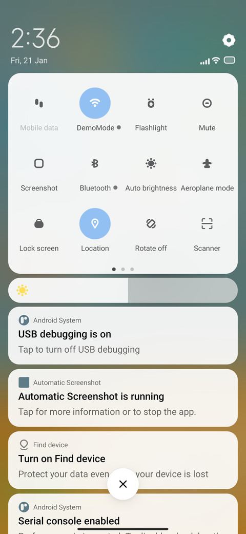 X pro screenshot