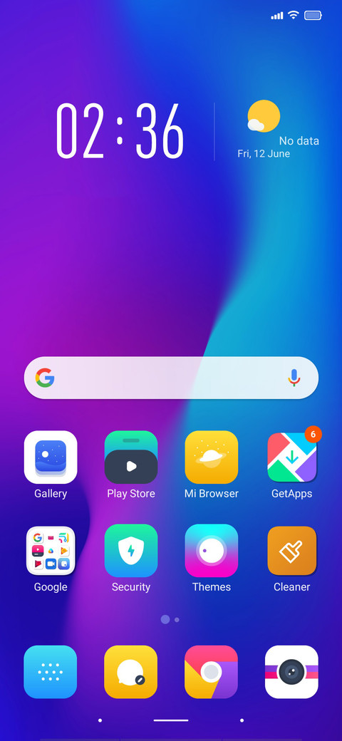 Gradient Purple screenshot