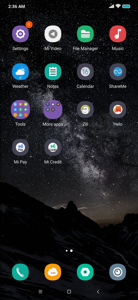 Vast sky screenshot