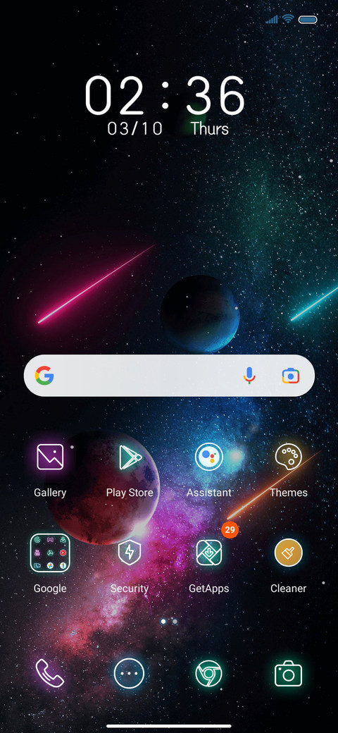Universe planet screenshot
