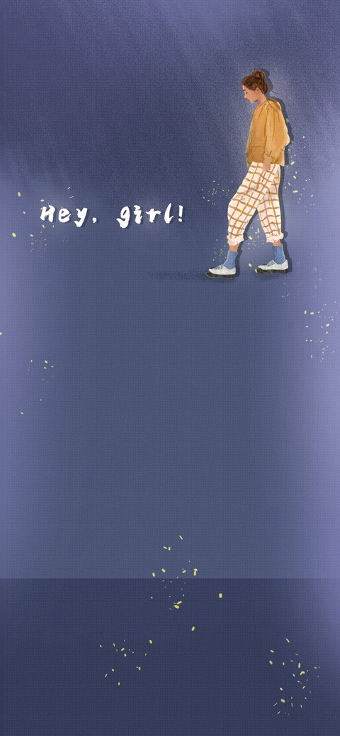 紫色机车女孩 screenshot