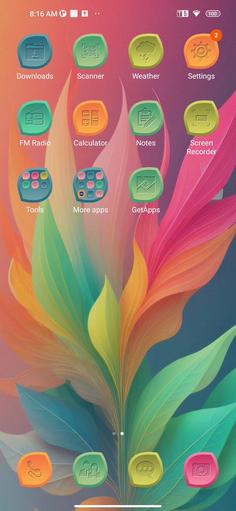 CoLorfuL Leaves screenshot
