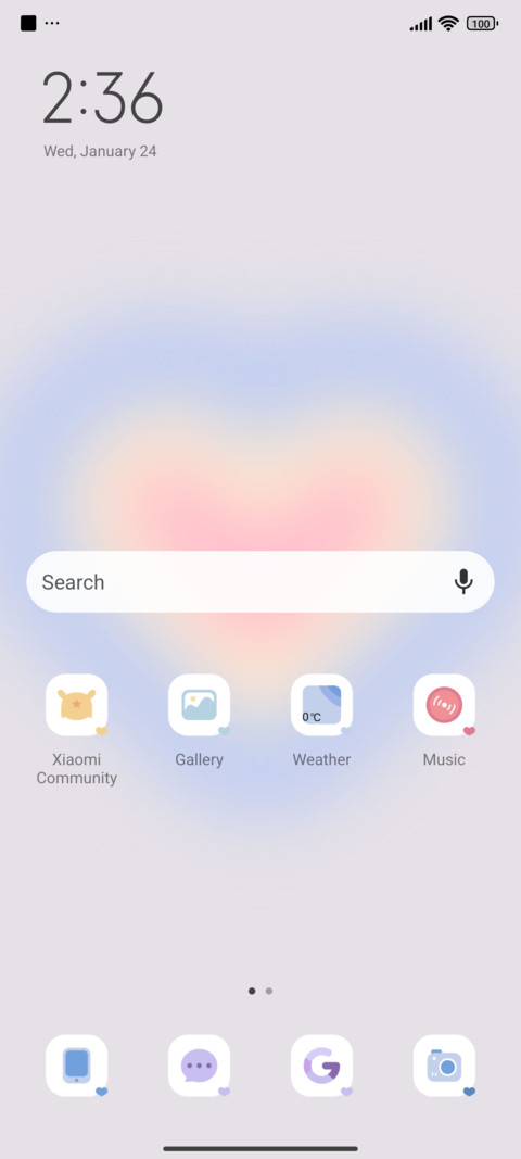 Gradient Love screenshot