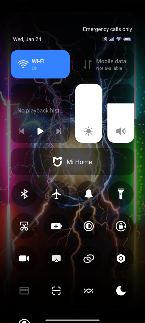 Colorful light screenshot