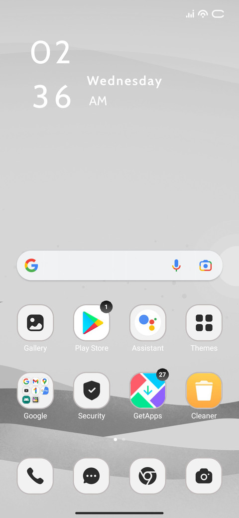 Whitish screenshot