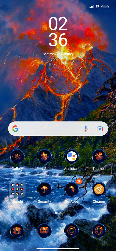 Volcano Sea screenshot
