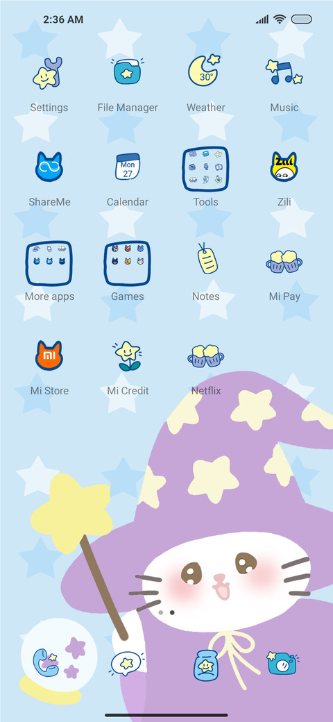 Cute magic cat screenshot