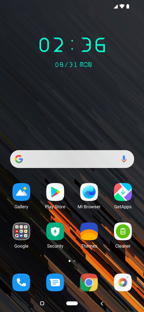 Android Q screenshot
