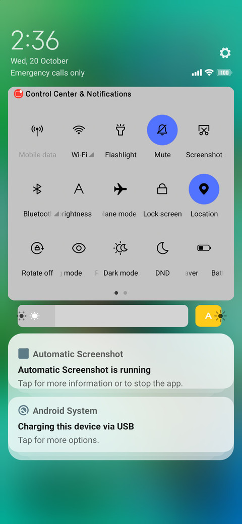 iOS Black v11 screenshot
