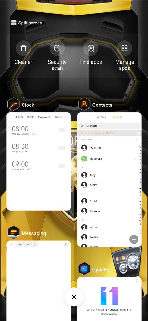 Lamborghini v10 screenshot