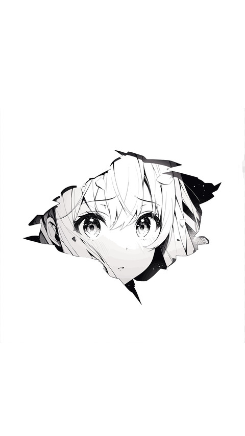 Anime girl cut screenshot